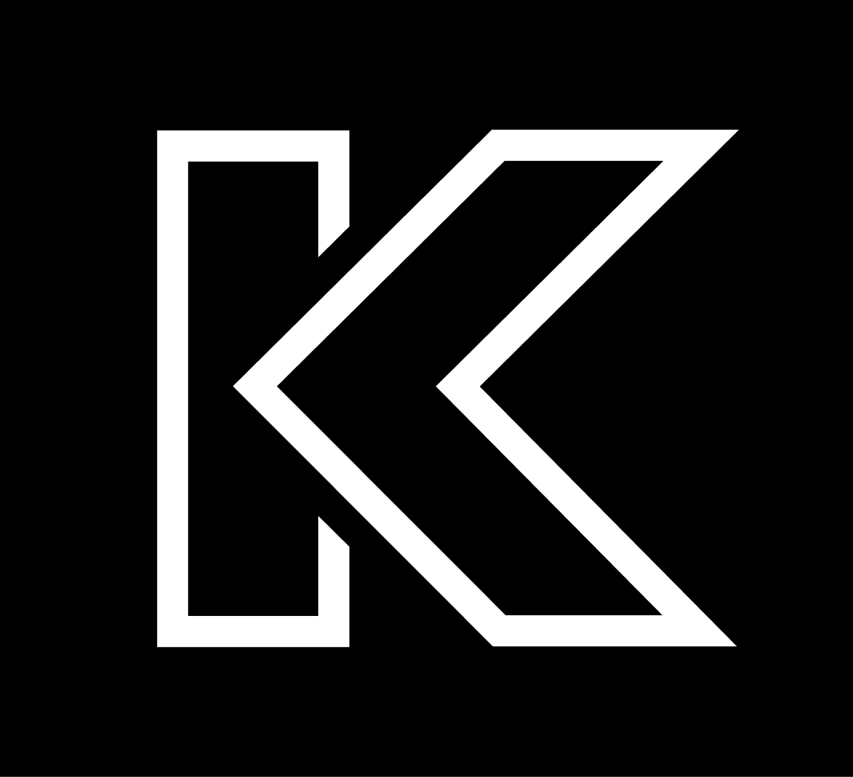 Konducter mark, black knockout