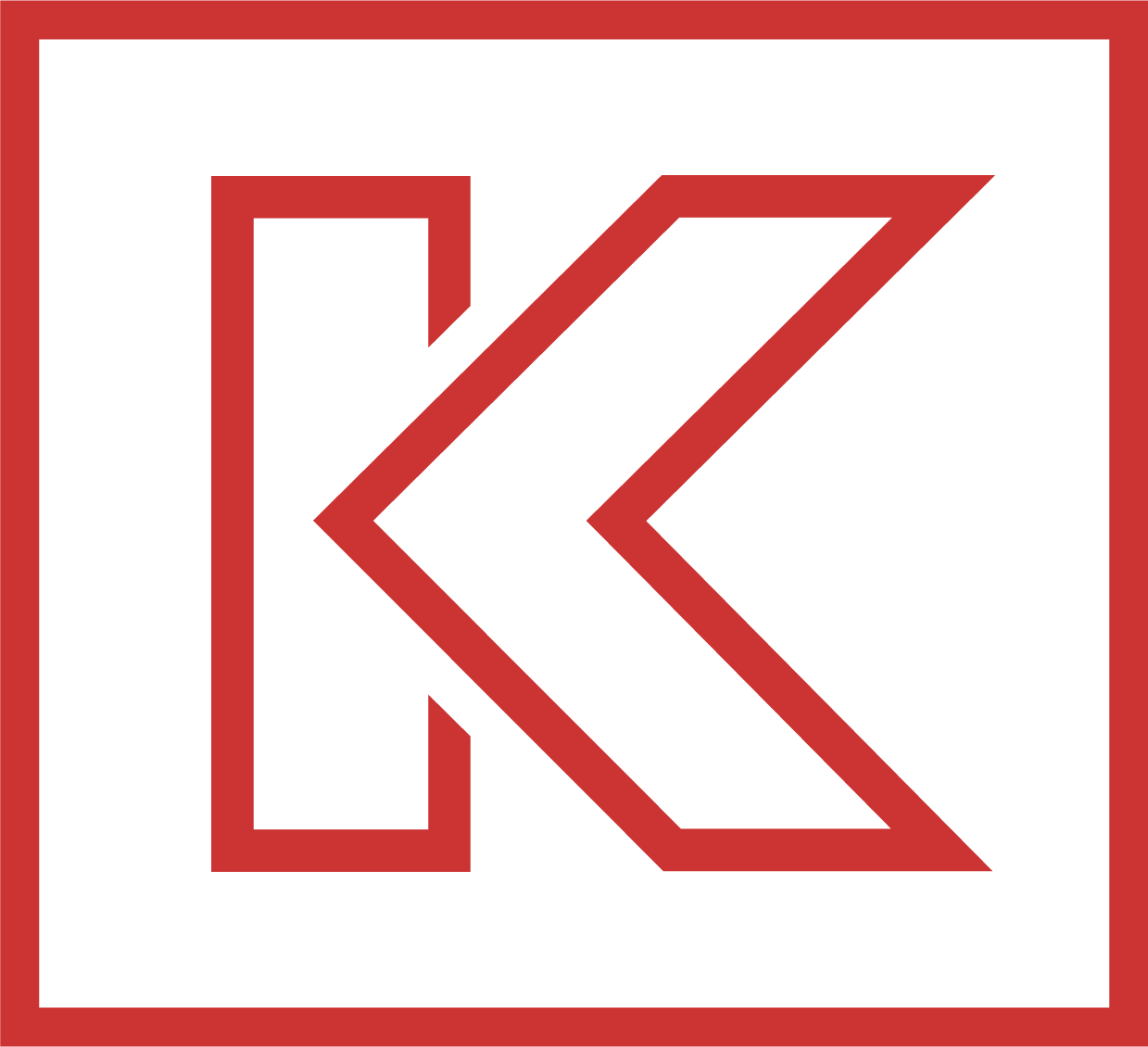 Konducter mark, red frame