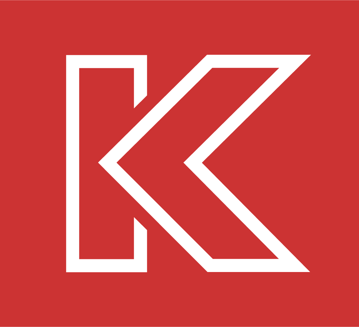 Konducter mark, red knockout